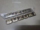 SUZUKI 1989-99 GN125-GN250-GN400-GN450 80-92 EMBLEM FUEL GAS TANK L-R NOS JAPAN