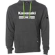 Factory Effex Kawasaki Sixty Two Pullover Hoodies Lg Heather Charcoal 27-88104