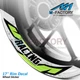 J08 17'' Rim Sticker Strip Tapes Vinyl Decal For Yamaha MT09 MT10 MTT9 XSR900