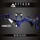 Attack Graphics 2069790189-b700b7-20 Custom Renegade Complete Bike Graphics Kit