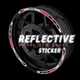 Retroreflective Red Tone Sticker SH19 For Yamaha FJ09 MT-09 Tracer 18-20 19