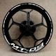 For YAMAHA MT09 MT-09 17 inch Wheel Hub Rim Decorative Decal Reflective Sticker