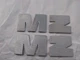 MZ ETZ 251, 301 LETRAS DEL TANQUE ORIGINAL DDR