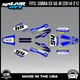 Graphics Kit for COBRA CX50 JR 2014-2021 Split Series - Blue