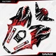 Red Savage Graphic Sticker kit fits Honda Grom 125 2013 2014 2015 2016 MSX125