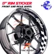 17 inch Wheel Stickers AA01 For Yamaha MT10 MT-10 2018-2020 18 19 20