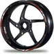 Ducati Panigale Motorcycle Wheel Decals Rim Stickers 899 959 1199 1299 Red