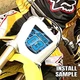 For Yamaha 3x Race Number Decals Stickers Track MX Dirt Bike Racing Blue Strip