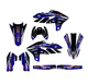 2024-2025 YZ 450 FX VIGOR Blue Senge Graphics Kit Compatible with Yamaha