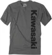 Factory Effex Kawasaki Vertical Short Sleeve Shirt Charcoal