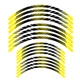 L02B Yellow 21" 18 inch Wheel Rim Tape Decal Sticker For Kawasaki Dirt Bike