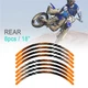 21" 18" A01B Stripe Dirt Bike Wheel Rim Stickers For BETA 430 RS 15-16