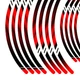 21 18 inch MX Rim Stickers Decals DOT For Honda CRF 450L 2019-2020 19 20