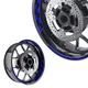 Blue 17'' Rim Wheel Sticker Decal For Honda CB 919 Hornet 900 2002-2007