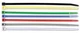 Helix Racing Products 303-4105 Cable Ties - 4in - Blue