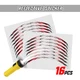 17" Reflective Wheel Decal Stickers SH12 For Ducati Monster 821 2015-2021