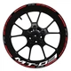 For Yamaha MT-03 Wheel Hub Decal Decoration Rim Reflective Waterproof  Sticker