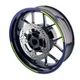 For Yamaha FZ09 MT-09 18-24 23 22 21 Edge Rim Stickers 17 inch Y01B Blue Green