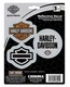 Harley Davidson 3 Piece Reflective B&S H-D Logos Decals Silver 6"x8"  CG28004