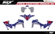 Fits YAMAHA YFZ450R 450X (2014 to 2024) graphic kit decals stickers racing yfz