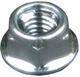 BOLT HEX FLANGE NUTS 8X12MM 10/PK PART# M8FNUT-STL