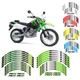21" 18" RIM STRIPES DECAL WHEEL STICKERS FOR KAWASAKI KLX 400/R 450R 230/R 300/R