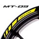 17 inch Rim Sticker Decal For Yamaha MT-09 Motorcycle