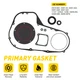 Clutch Primary Cover Gasket Kit for Harley Electra Glide Road King 1999-2006
