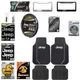 JEEP Logo Car Truck Rubber Floor Mats Decal License Frame Key Chain Gift Set