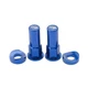 Tusk Rim Lock Nut/Spacer Kit Blue For KAWASAKI KLX400R 2003