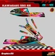Graphics Kit Premium Fits KAWASAKI 550 sx Jet Ski  Set Decals Stickers  Jet Ski 