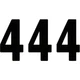 FACTORY EFFEX Pro Numbers - Black - 030274