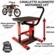 MOTORCYCLE LIFT STAND 31-40CM RED GRAPHIC FOR HUSQVARNA 450 FC 4T 2014-2015
