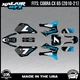 Graphics Kit for Cobra CX65 (2010-2021) CX 65 Bolt Series - Cyan