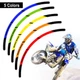 21''&18'' P04B Dirt Bike Strips Rim Sticker Decal For Honda CRF 250RX 2019-2021