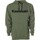 Factory Effex Kawasaki Squad Pullover Hoodie - Army Green - XL 26-88106