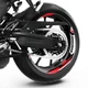 Red Inner Decal Wheel Rim Stickers S13W For Yamaha FZ09 MT-09 18 19 20 21