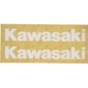 09-44112 White 'Kawasaki' Swing Arm Sticker