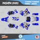 Graphics Kit for Yamaha YZ250 YZ125 1996 1997 1998 1999 2000 2001 - Predator Blu