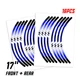 Blue P05B Bike Decal Rim Sticker For Suzuki SV 650X 2019-2020