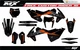 Fit KTM XCW XCFW EXC EXCF 2017 to 2019 & SX SXF XC XCF 2016 to 2018 graphic kit
