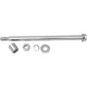 Drag Specialties Axle - Rear - Chrome - Belt Drive - 4 Speed | 16-0270-BC