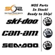 2019-2024 CAN-AM Ryker Console & Wheel Decal Kit OEM 219400935
