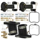 2SET For Yamaha XVS650 V Star 650 Carburetor Repair Kit Float Plunger Diaphragm