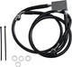 Drag Specialties Brake Line - Rear - Black - +3" - Softail '00-'03  -  1741-2952
