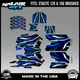 Graphics Kit for STACYC 12 EDRIVE and 16 EDRIVE BRUSHED Prime-blue