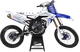 Yamaha YZ250 YZ125 1996-2001 Full MX Graphics Kit Blue White Racing Decals Wrap