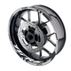 For Yamaha YZF R6 13 14 15 16 17 18 17 inch White Rim Decal Wheel Stickers AA01