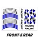SP13 17'' Rim Wheel Stickers Decal For Suzuki GSXR600 92-21 20 19 18 17 16 15