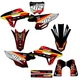 2022-2024 CRF 250 RX SURGE Red Senge Graphics Kit Compatible with Honda
